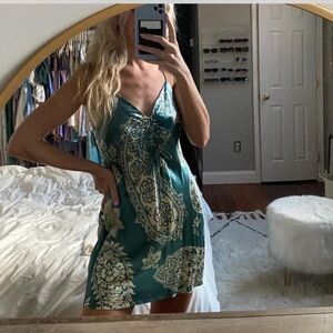 Zara silk mini dress